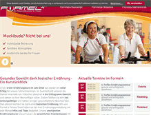 Tablet Screenshot of formel4-fitness.de